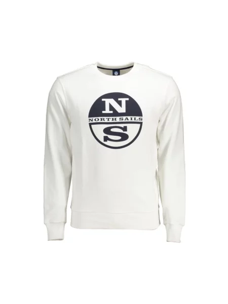 Bluza North Sails elegancka z długim rękawem biała