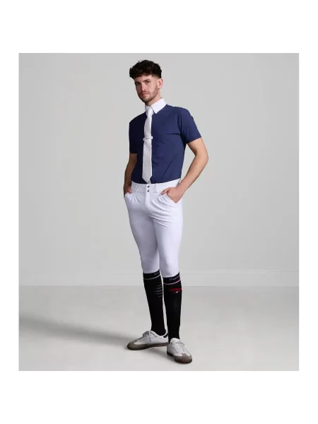 Koszulka polo Premier Equine Rubato niebieska