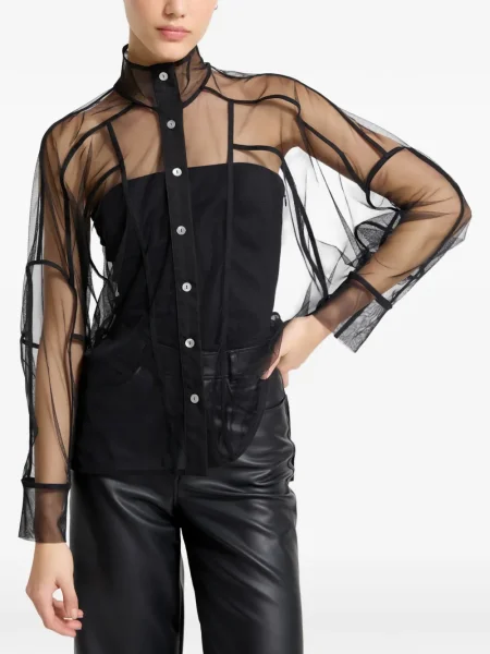 Мрежеста риза Marcella черно