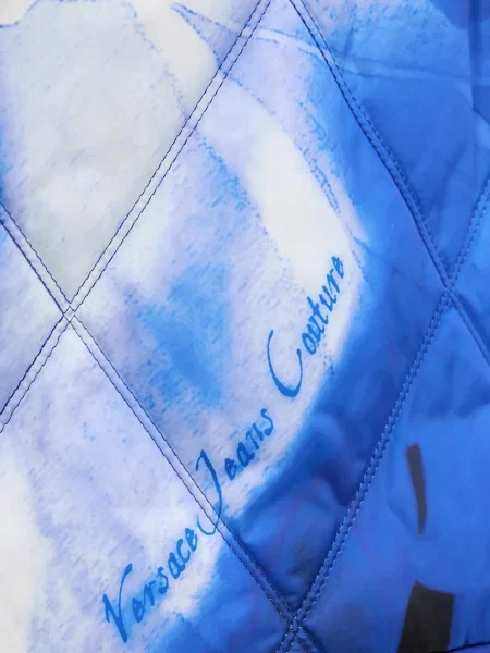 Двусторонняя джинсовая куртка Versace Jeans Couture черная