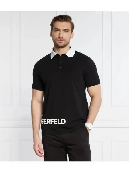 Karl Lagerfeld Polo negru