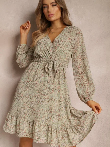 Rochie mentă Olaleia verde
