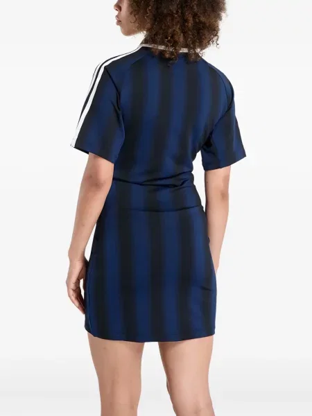 Top sport Adidas cu dungi de catifea cord tenis albastru