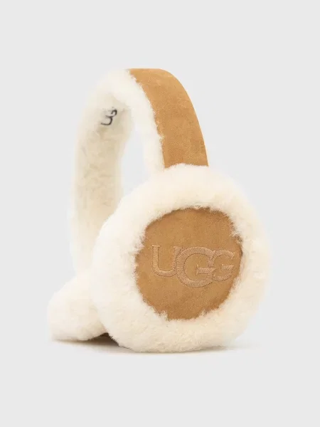 Vlnená čiapka Ugg béžová