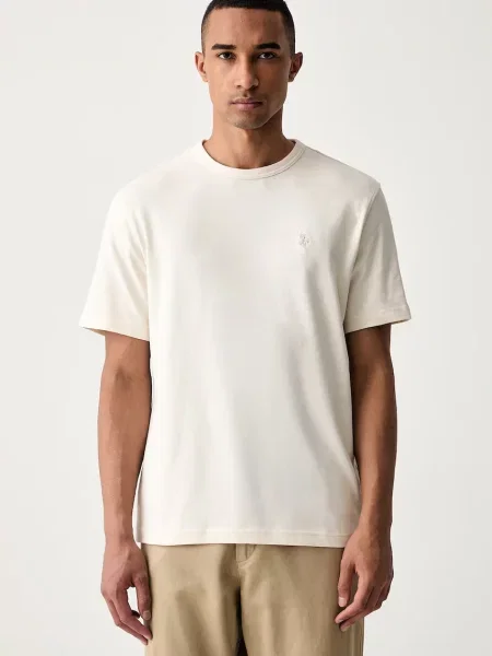 U.S. Polo Assn. tričko pánske RELAXED FIT DHM béžová