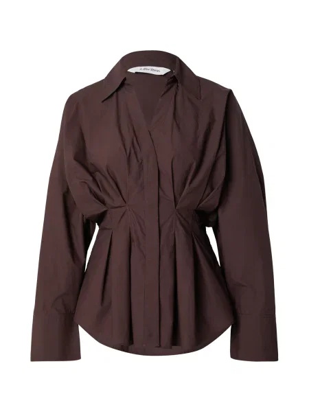 & Other Stories Bluză ciocolatiu