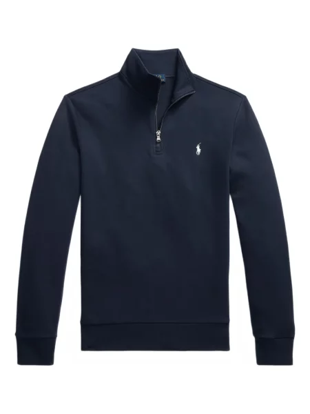 Iš natūralios odos trumpas dryžuotos polo marškinėliai Polo Ralph Lauren pilka