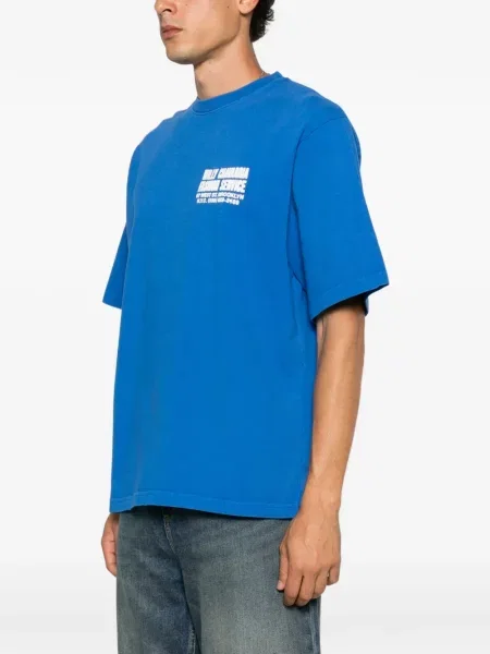 Tricou Willy Chavarria cu imagine albastru