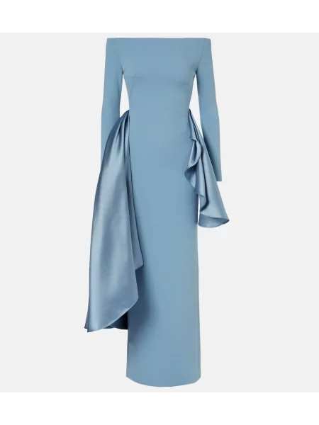 Rochie Solace London drapată albastru