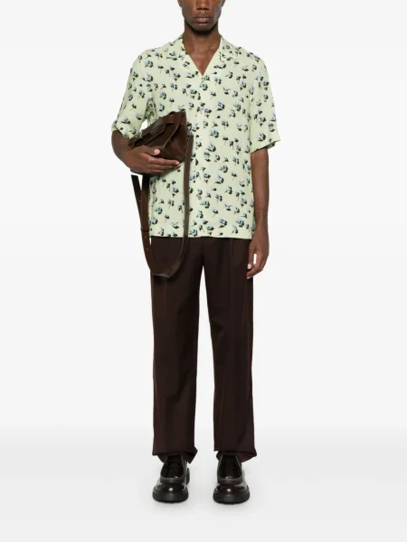 Cămașă Paul Smith cu model floral verde