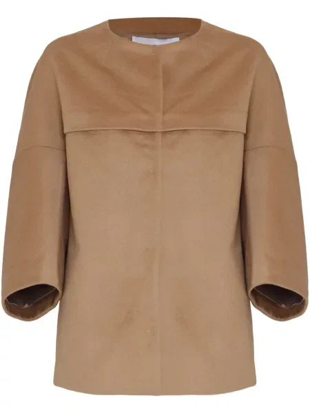 Kurtka Gloria Coelho wełniana brązowa