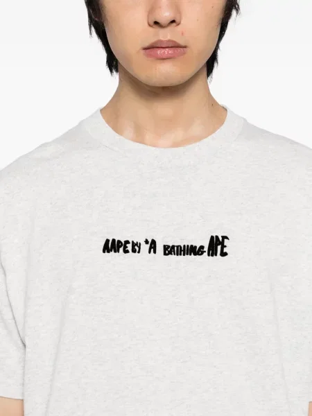 Tricou Aape By A Bathing Ape scurt gri