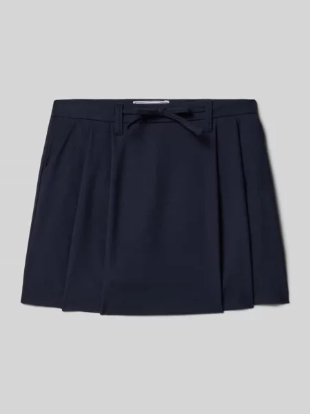 Spódnica mini z dodatkiem Blue Effect granatowa