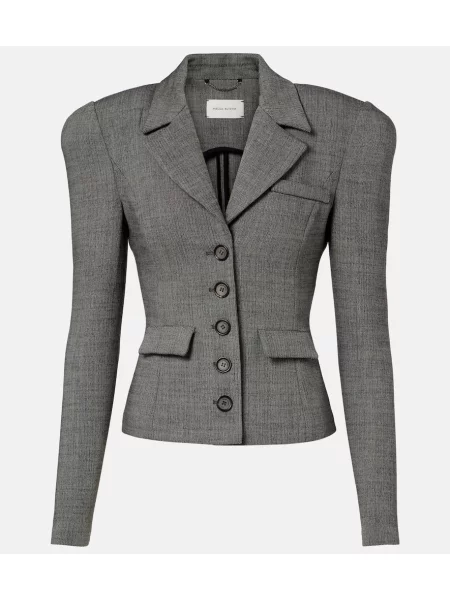 Sacou Magda Butrym de lână gri