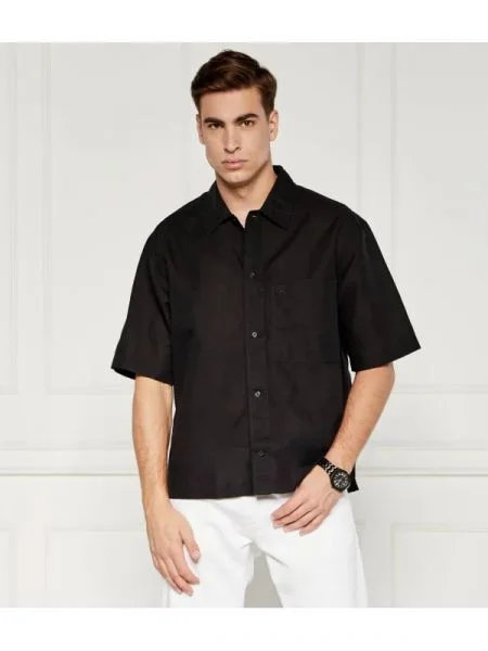 CALVIN KLEIN JEANS De in cămașă | Relaxed fit negru