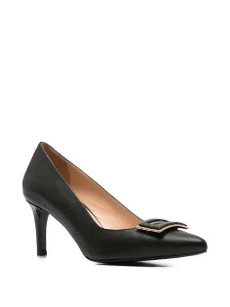 Pantofi cu toc Sergio Moretti Firenze cu cataramă negru