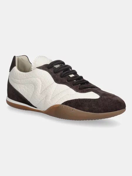 Weekend Max Mara sneakers din piele Wkalancia bej