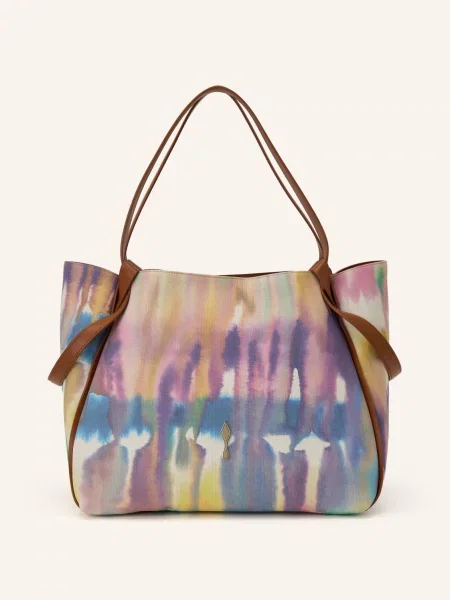 Shopper kabelka Christian Louboutin modrá