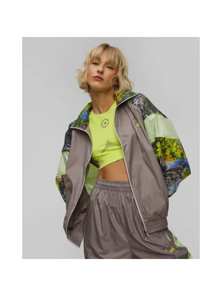Adidas by Stella McCartney Bluză Earth Collage gri