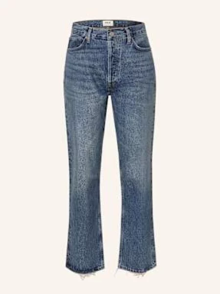 Agolde Jeansy Mom Pinch Waist blau