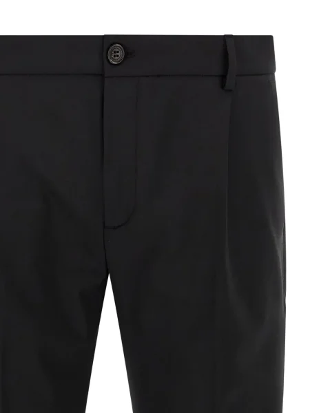 Pantaloni Department 5 de lână plisate negru