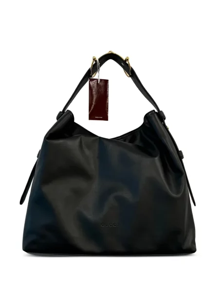 Geantă Gucci Horsebit mari negru