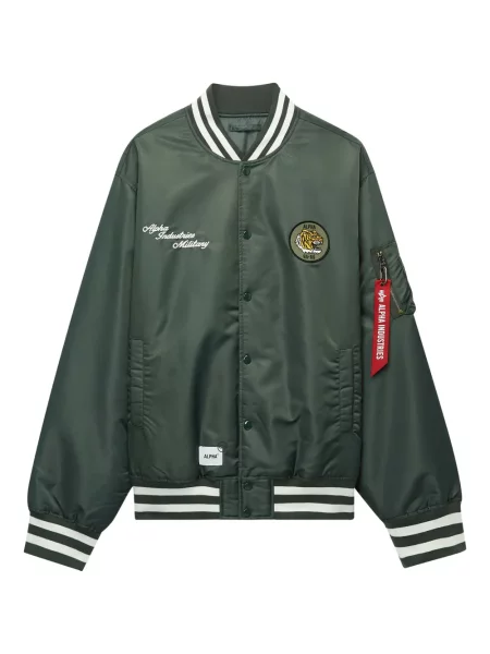 Яке тип бомбър Alpha Industries с тигров принт зелено