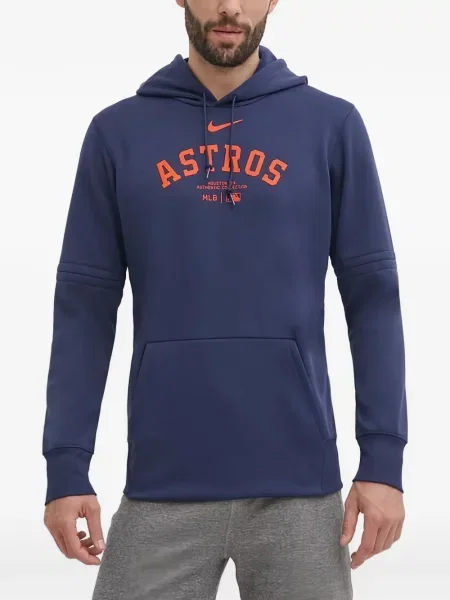Slip de baie Nike cu cordon cu imagine tricotate albastru