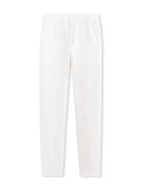 Pantaloni Celio casual alb