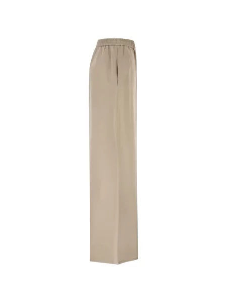 Pantaloni palazzo Max Mara de mătase