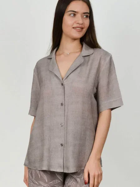 Однотонна піжама Leinle сіра