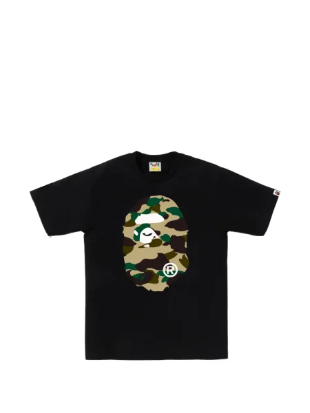 Tricou A Bathing Ape® cu imagine cu model camuflaj negru