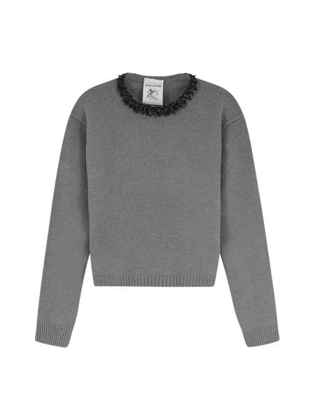 Sweter Semicouture szary