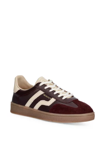 Sneakerși Gant cu dungi maro