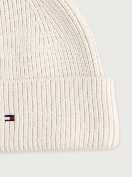 Tommy Hilfiger шапка и шал дамски с вълна бежово