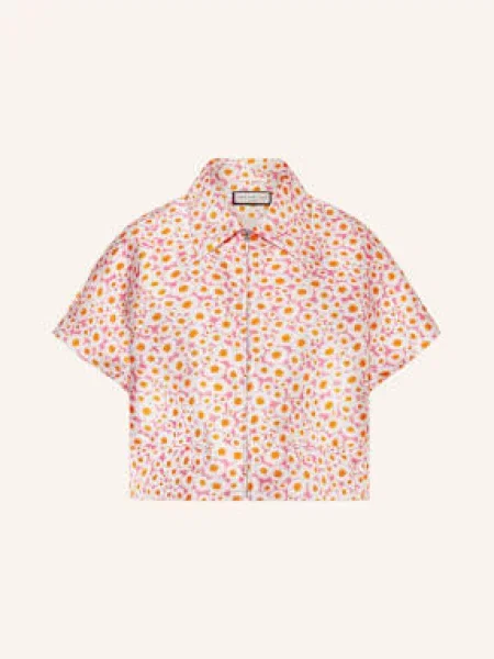 Sem Per Lei Żakiet Pudełkowy pink biała