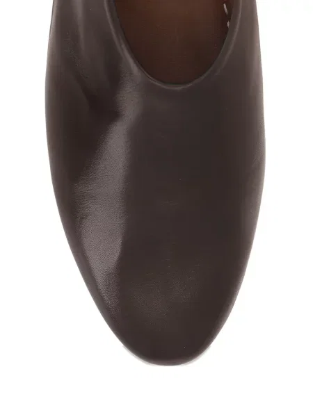 Kožené baleríny Marsèll hnědé