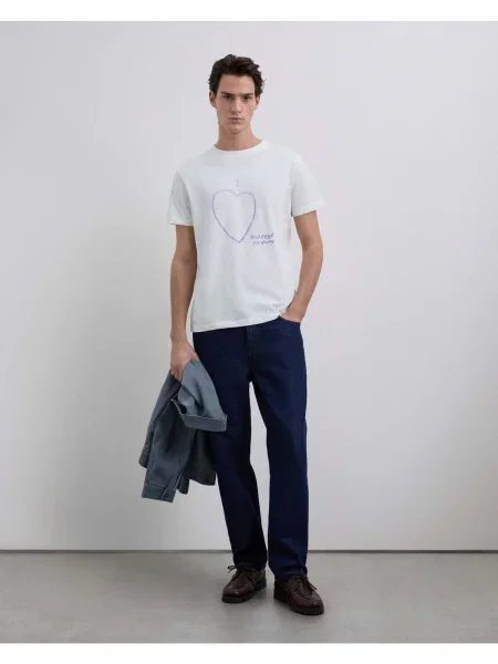 Scalpers Tricou Ilove murdar alb