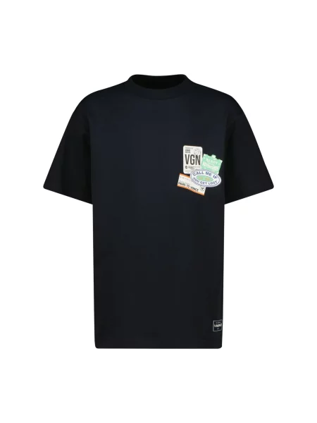 VINGINO Tricou Hugo verde mentă / portocaliu / negru alb