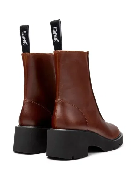 Botine Camper cu platformă maro