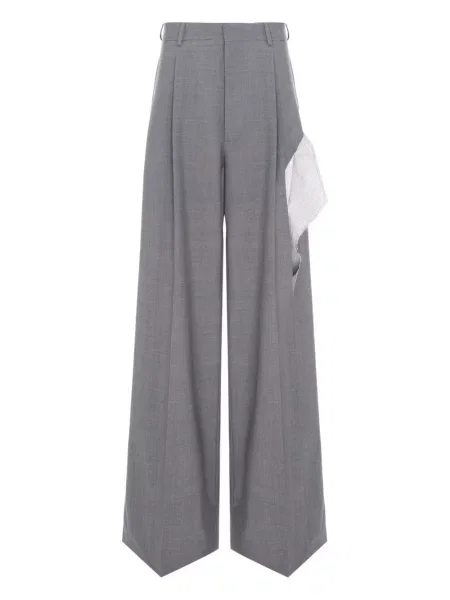 Pantaloni Cuanna cu dungi gri
