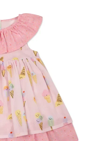 Sukienka dziecięca Stella Mccartney różowa