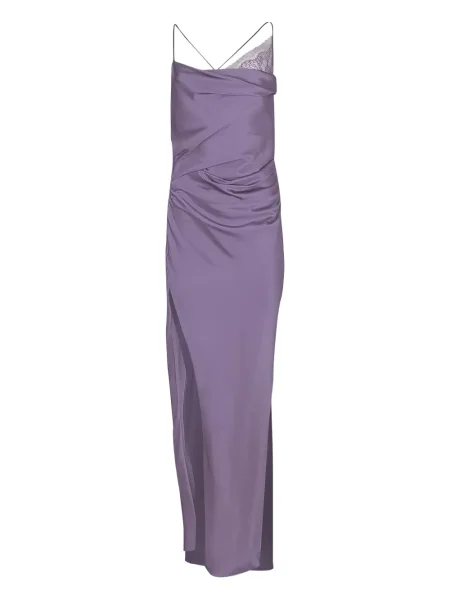 Rochie The Sei din dantelă de costum violet