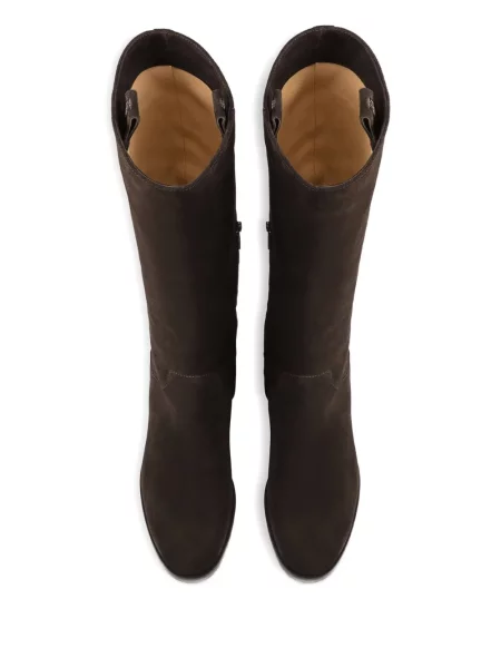 Botine Doucal's din piele de căprioară maro