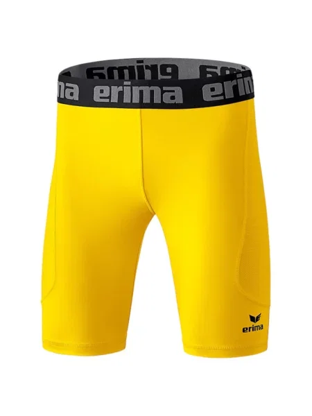 ERIMA Športne spodnjice rumena / siva črna