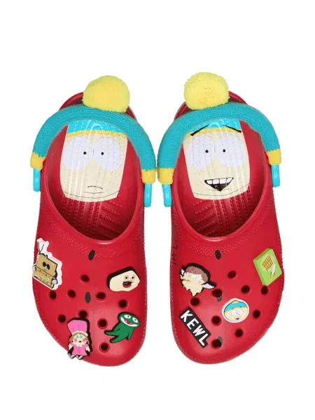 Saboți Crocs clasici roșu