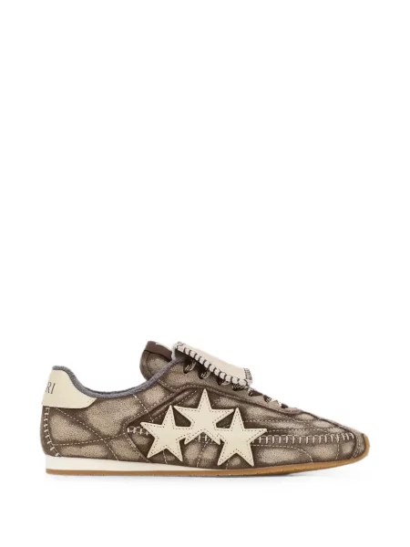 Sneakerși Amiri fără toc maro