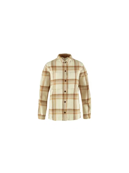 Fjällräven Singi Flannel Overshirt W Kobiety Koszula Fjällräven Beige Size: L beżowa