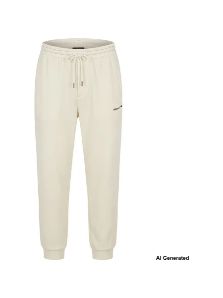 Nohavice Armani Exchange biela