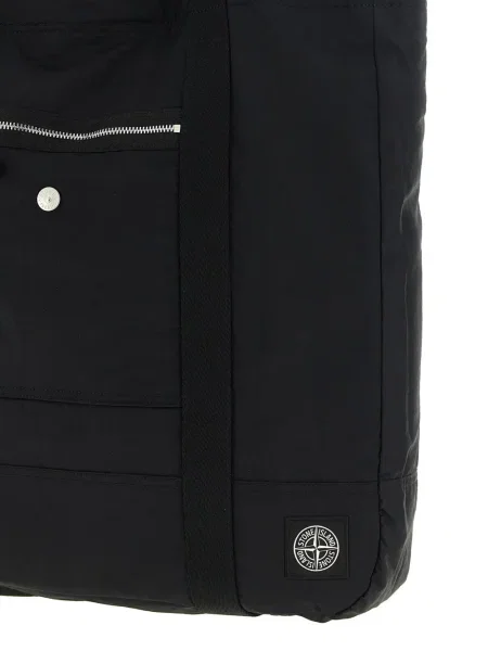 Táska Stone Island strasszokkal fekete